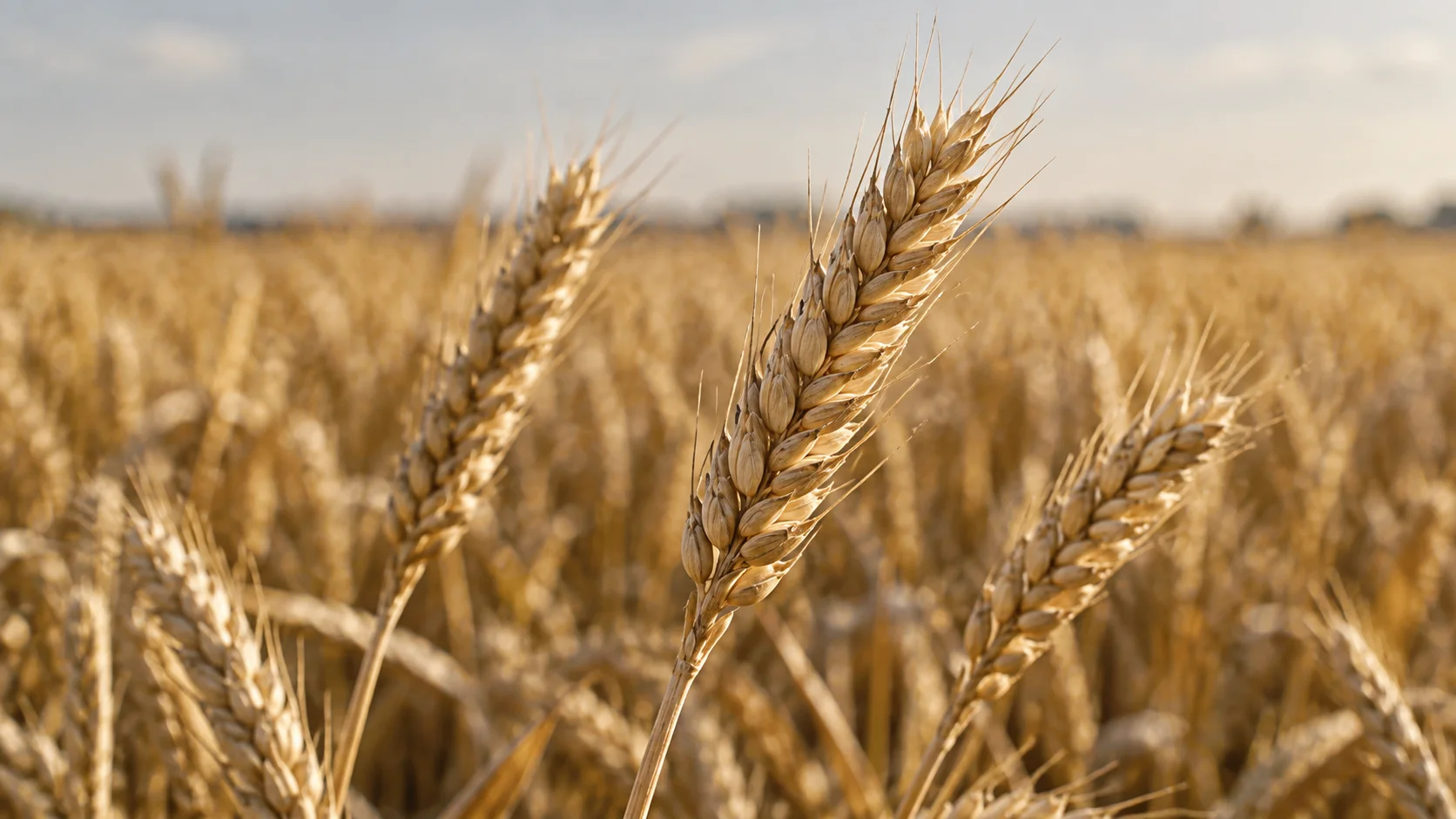 Espiga de trigo madura en el campo
